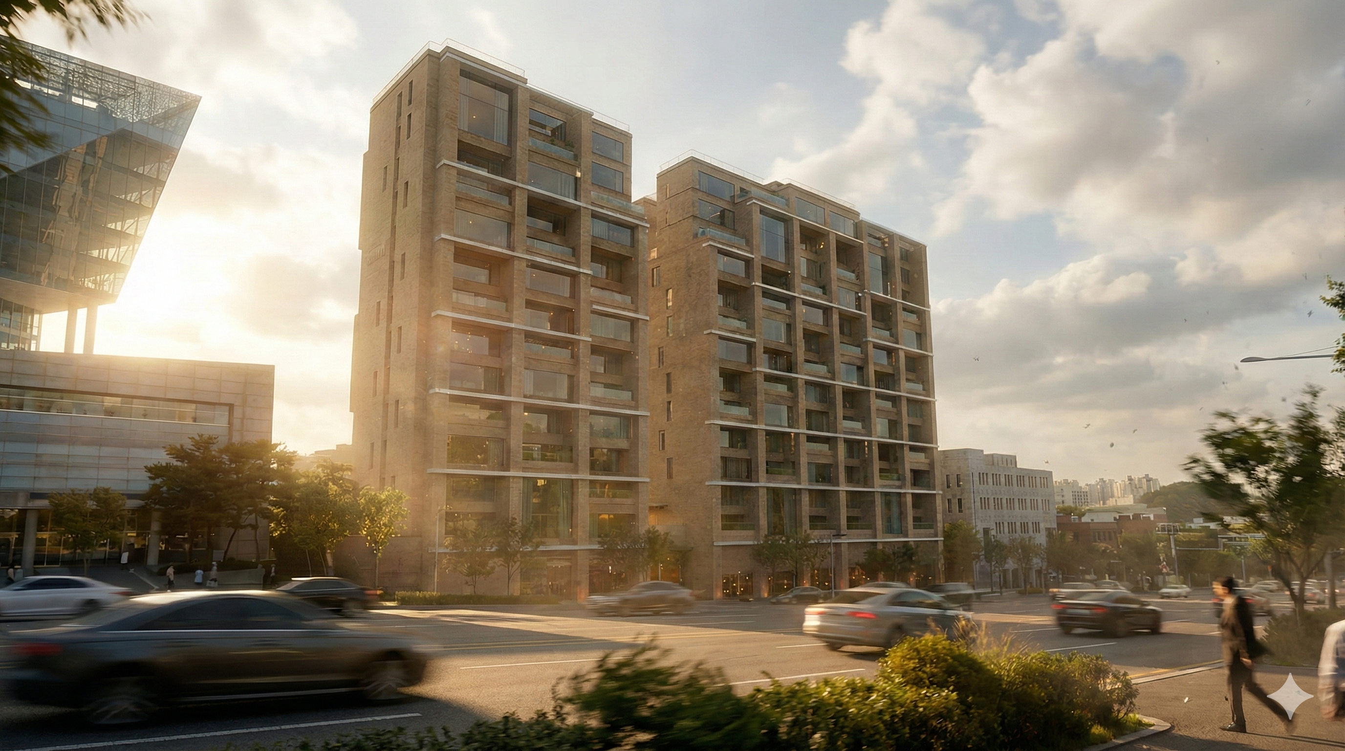 Eterno Yongsan street-view rendering